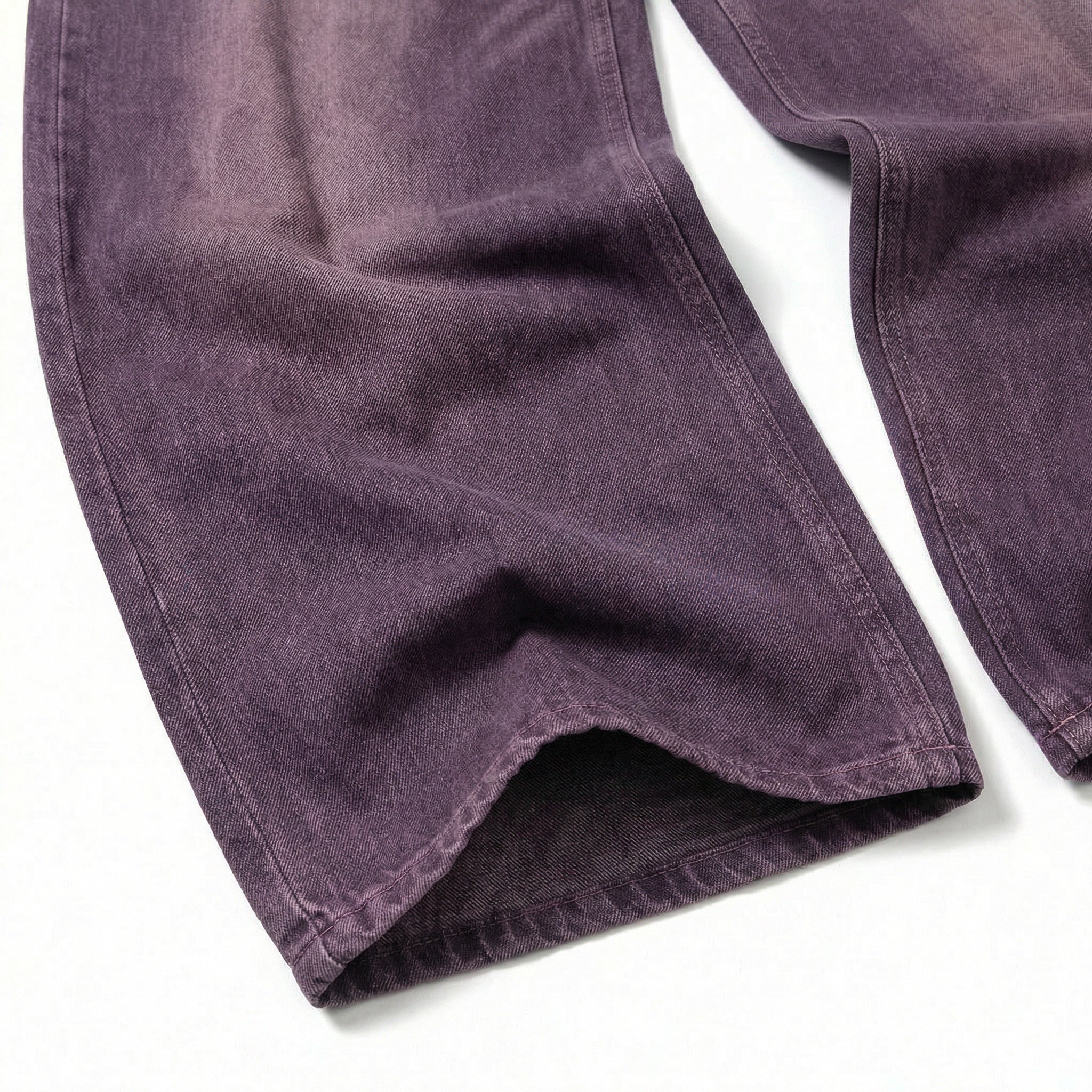 UNSEEN-Studios Purple Washed Wide Leg Jeans