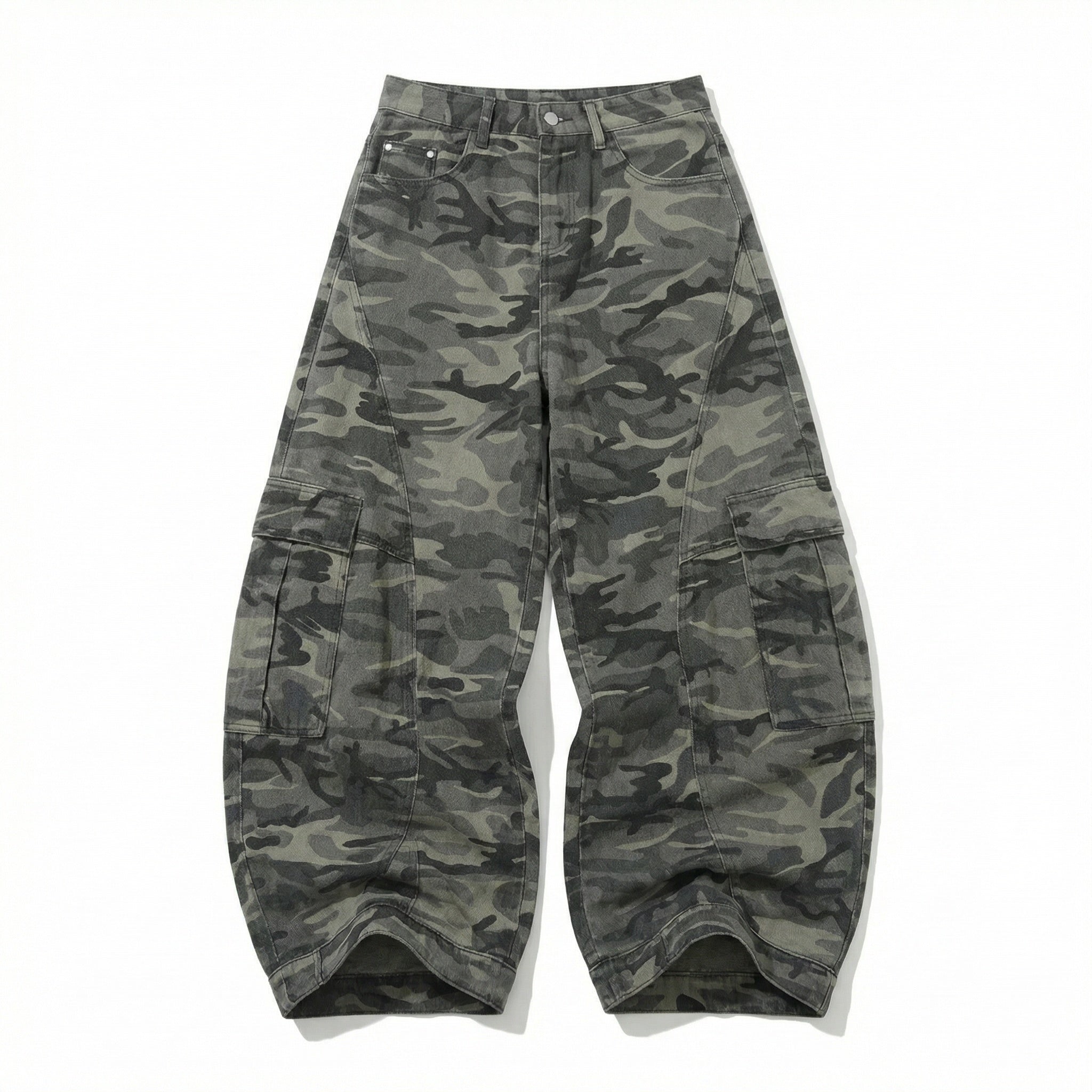 UNSEEN-Studios Camo Cargo Wide Leg Hose