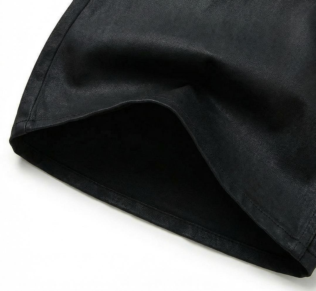 UNSEEN-Studios Black Wide Leg Hose