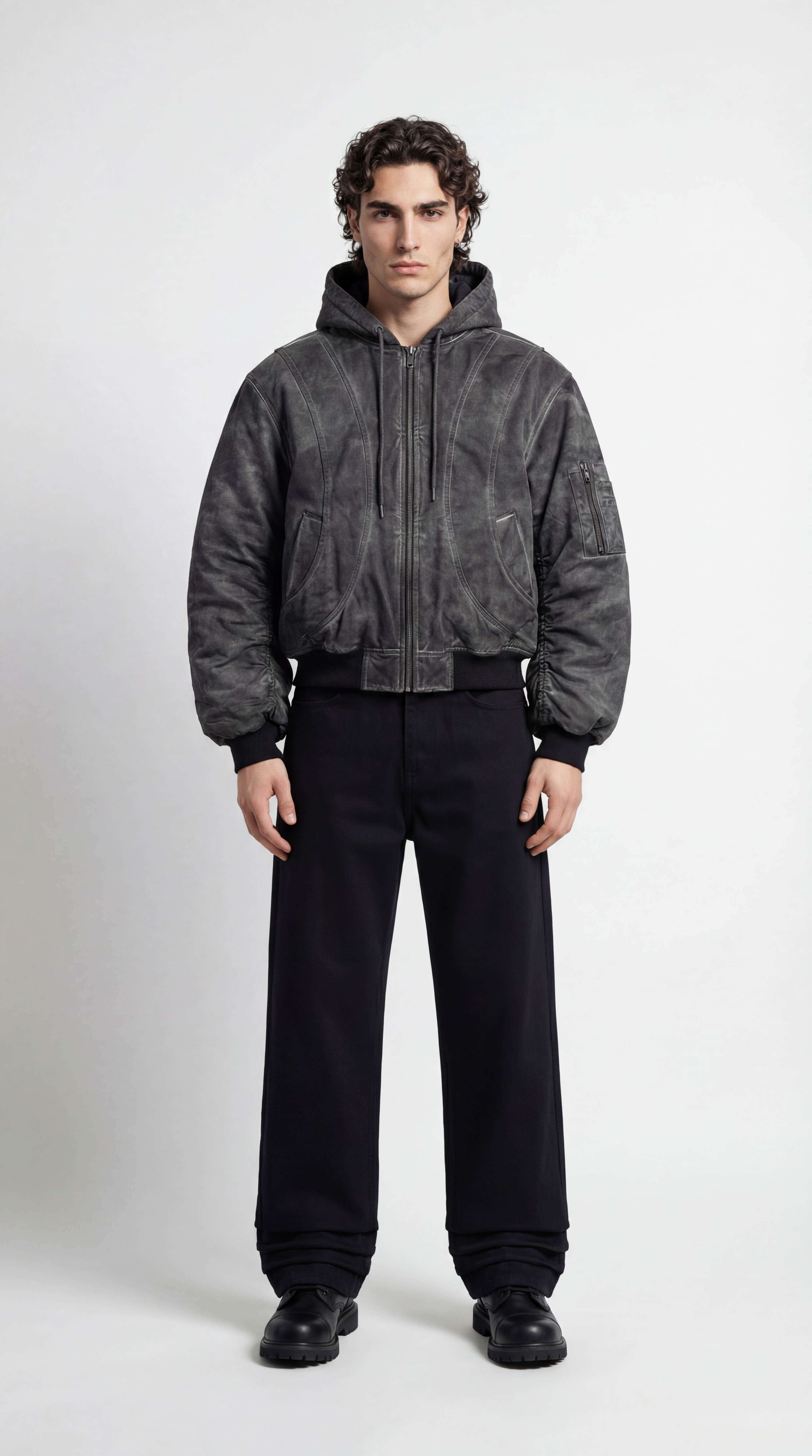 UNSEEN-Studios washed Bomberjacke