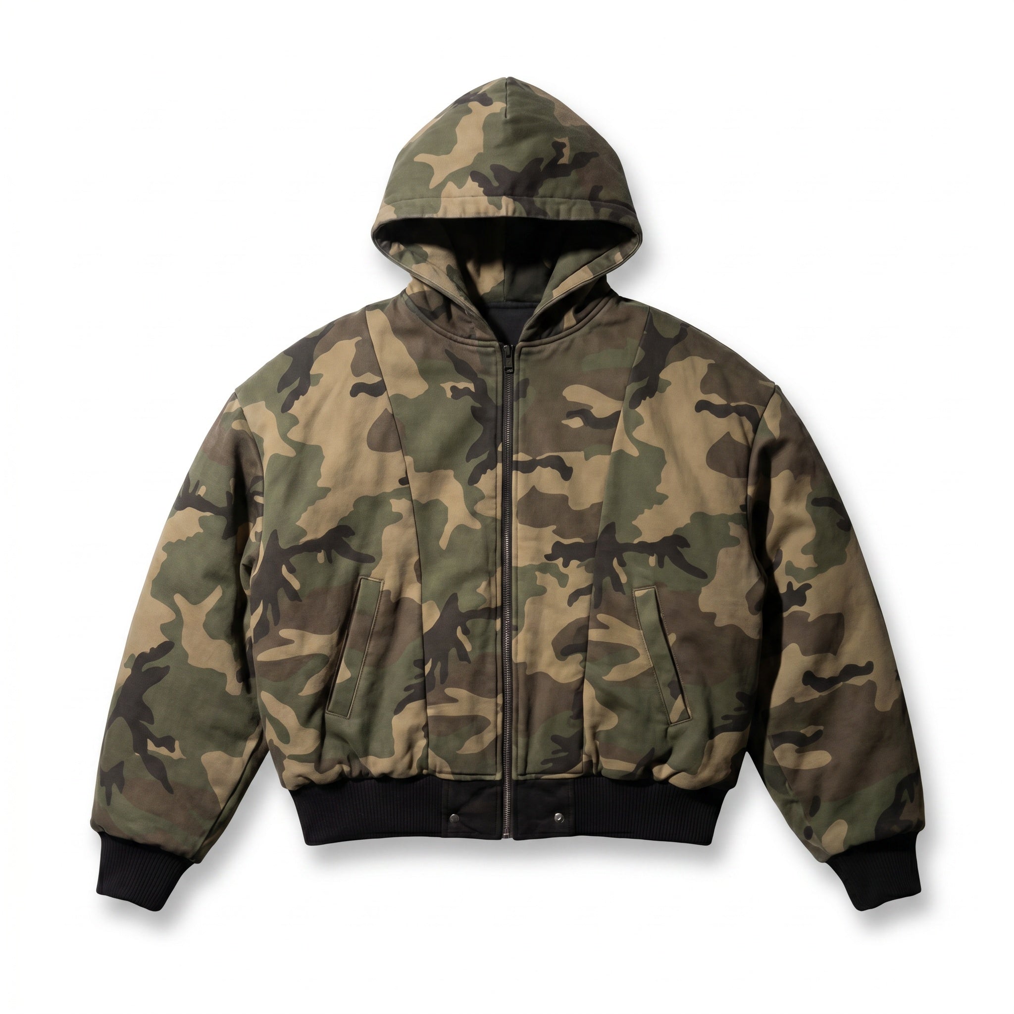 UNSEEN-Studios Reversible Camo Bomber Jacke