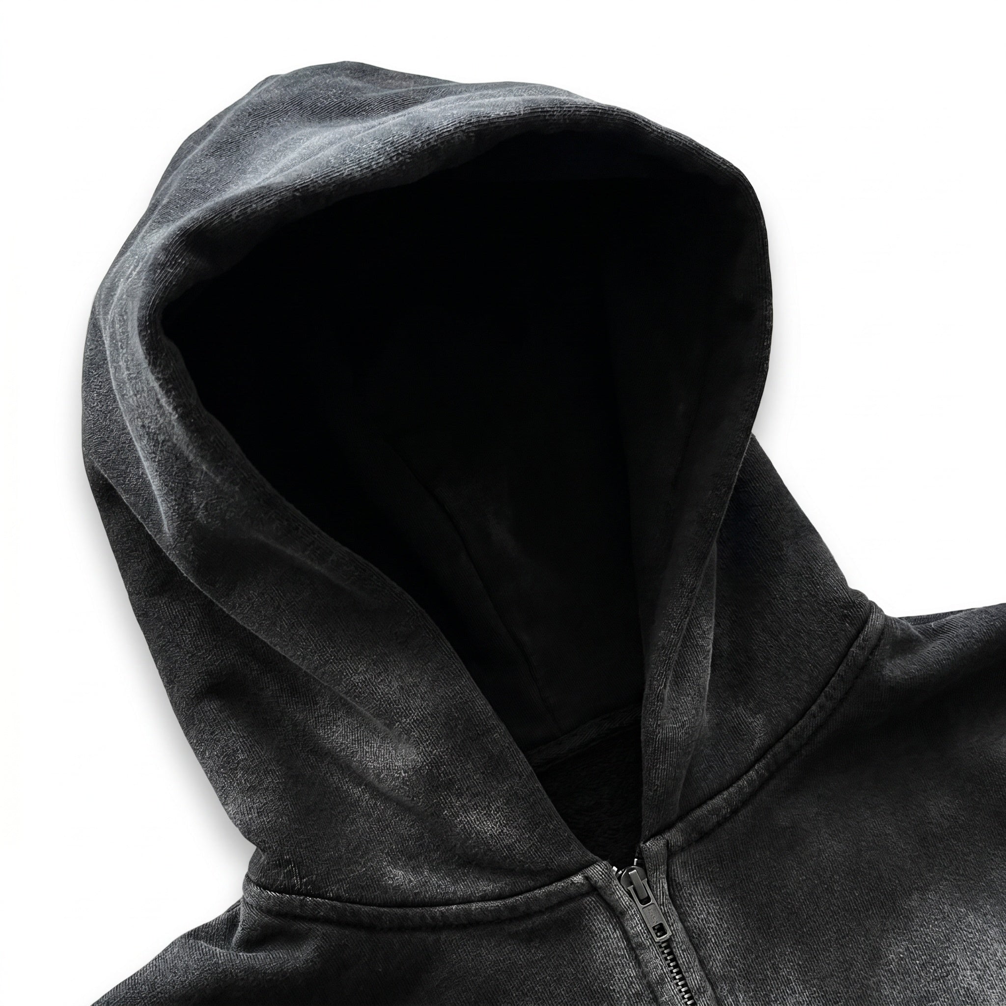 UNSEEN-Studios Acid Wash Zip Hoodie