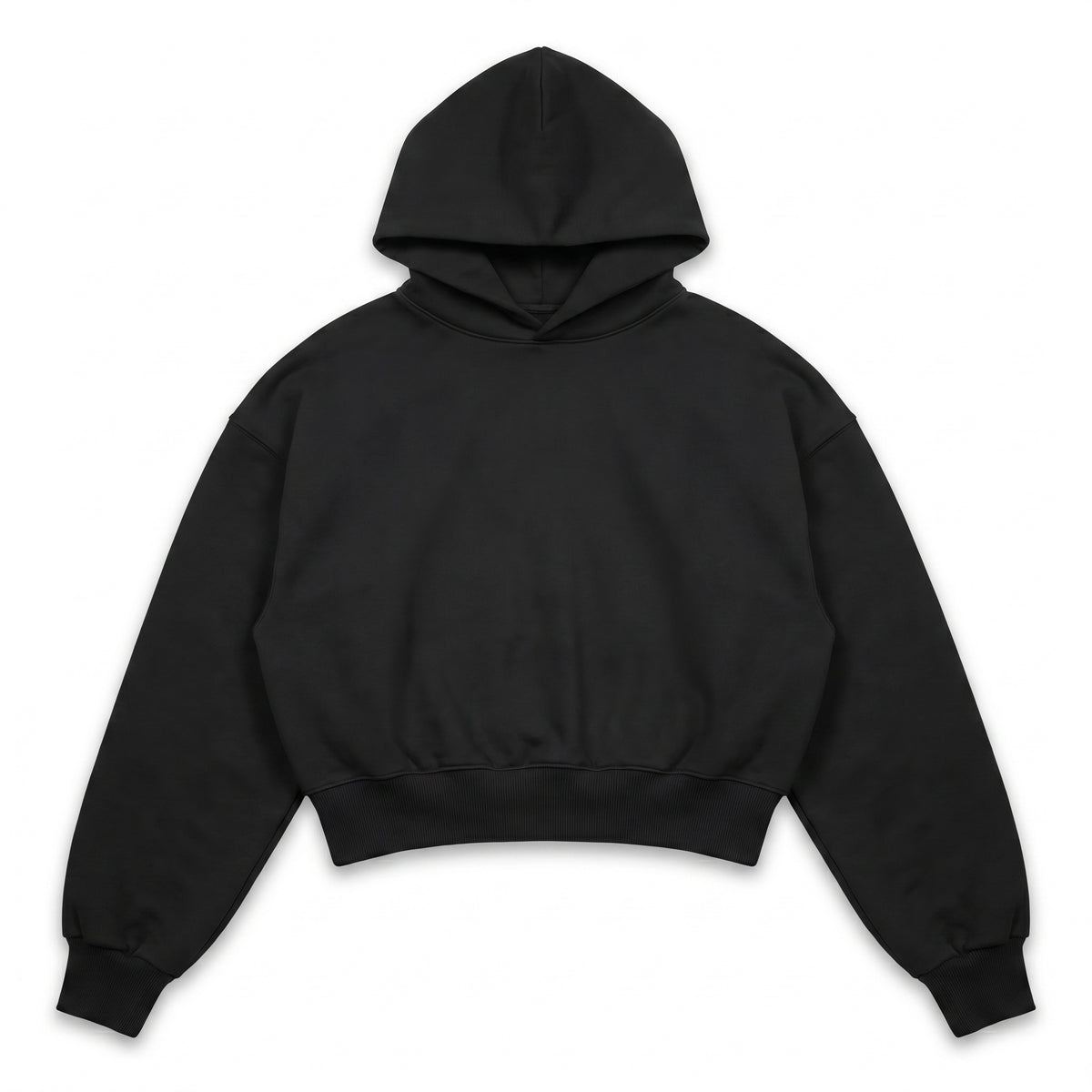 UNSEEN-Studios cropped Hoodie Schwarz