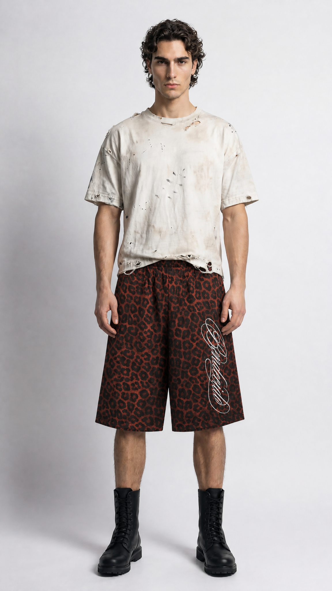 UNSEEN-Studios Savage Leopard Shorts