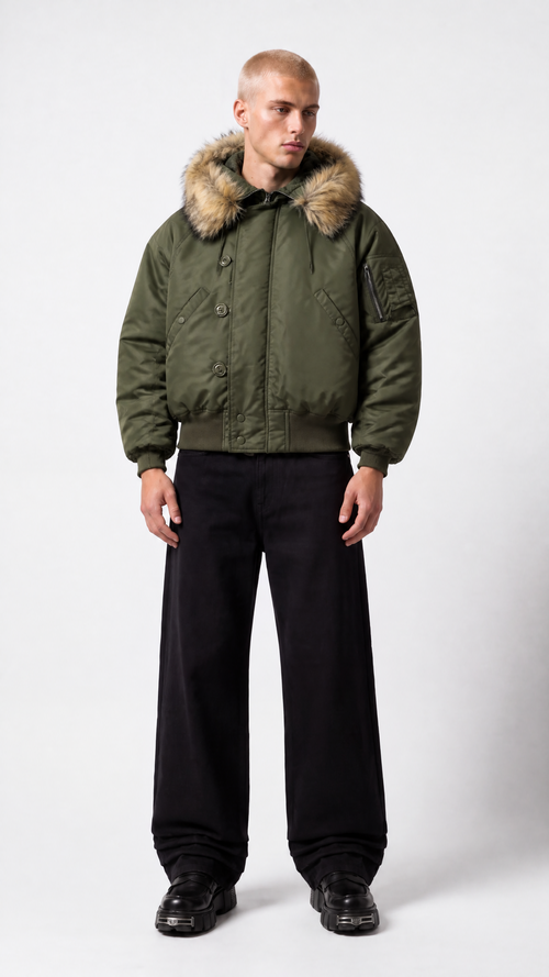 UNSEEN-Studios Arctic Flight Bomber Jacket