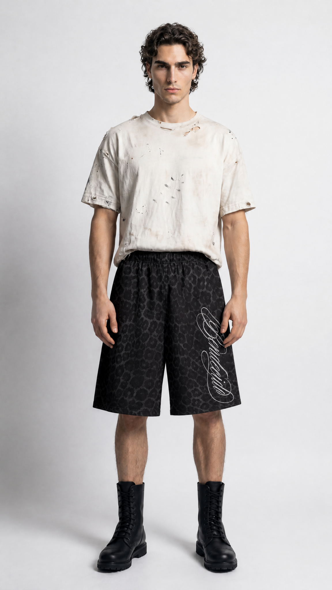 UNSEEN-Studios Savage Leopard Shorts