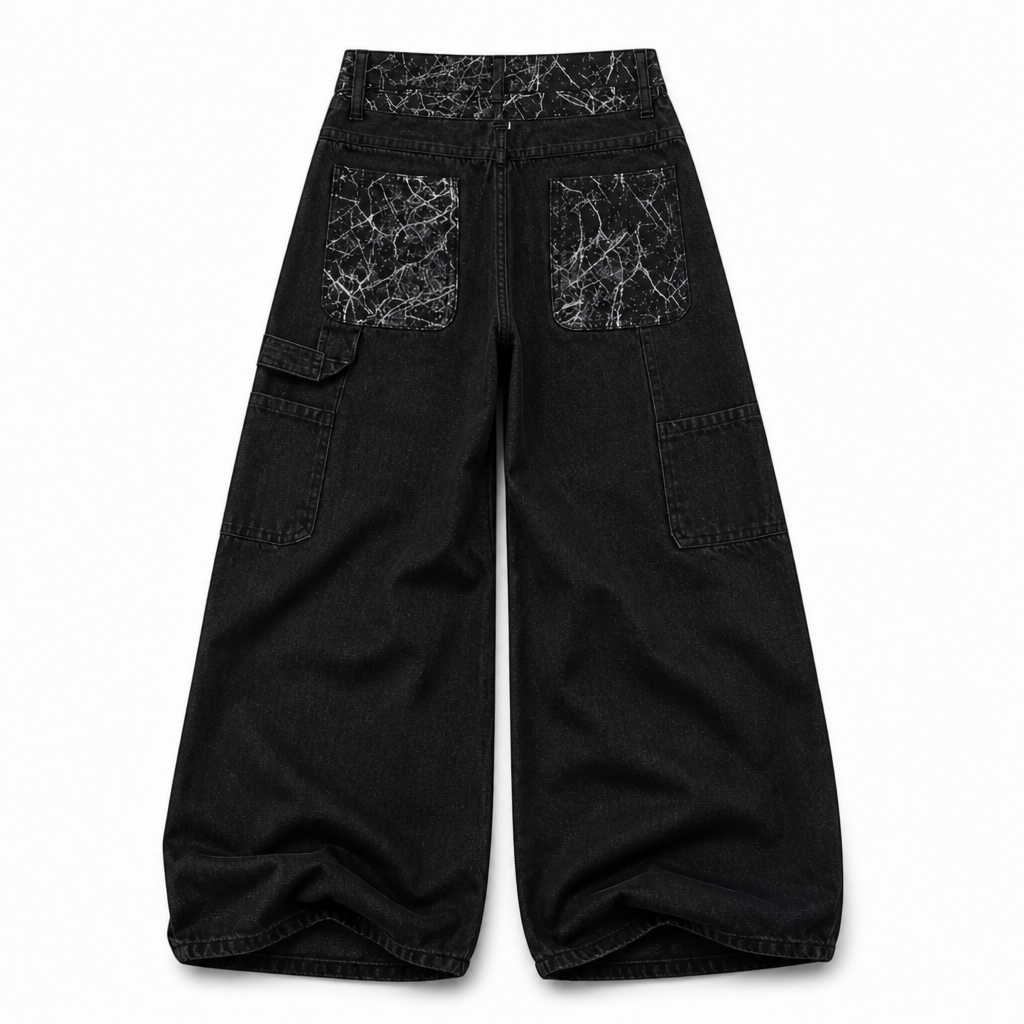 UNSEEN-Studios Marble Panel Denim