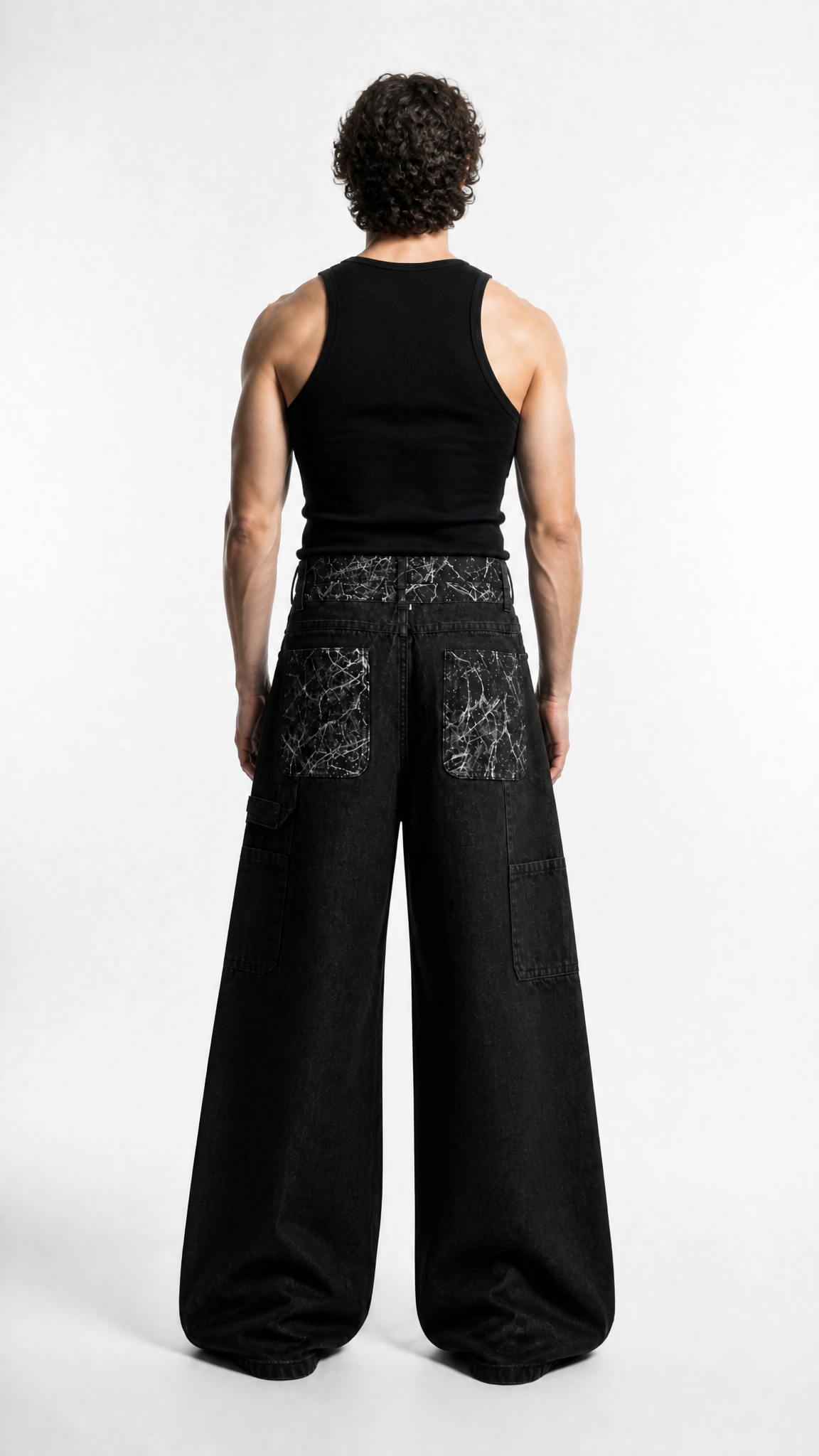 UNSEEN-Studios Marble Panel Denim