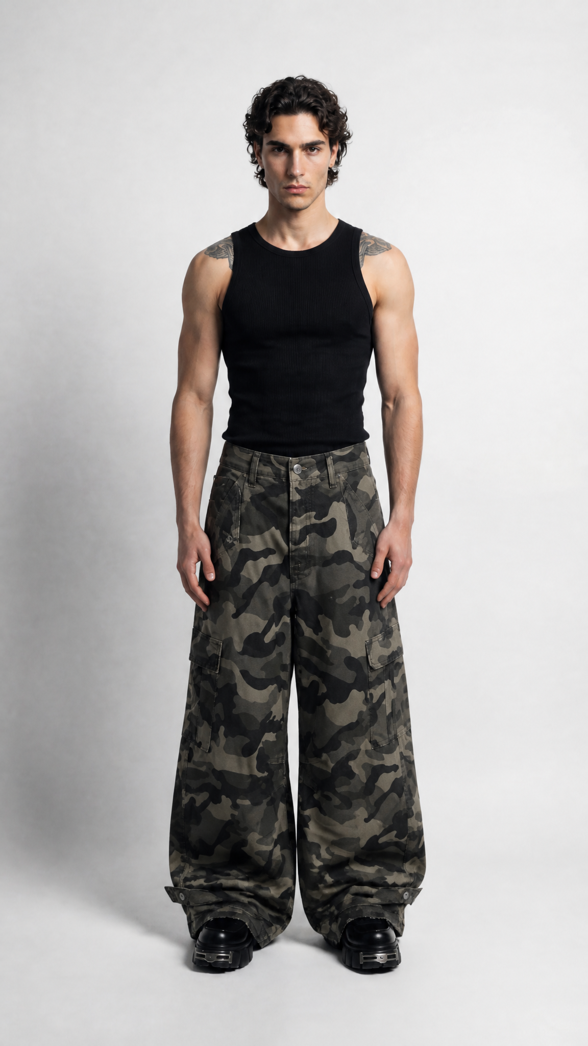UNSEEN-Studios Recon Camo Cargo Pants
