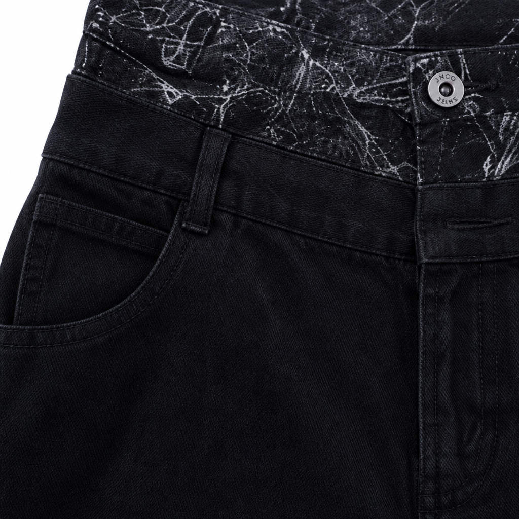 UNSEEN-Studios Marble Panel Denim