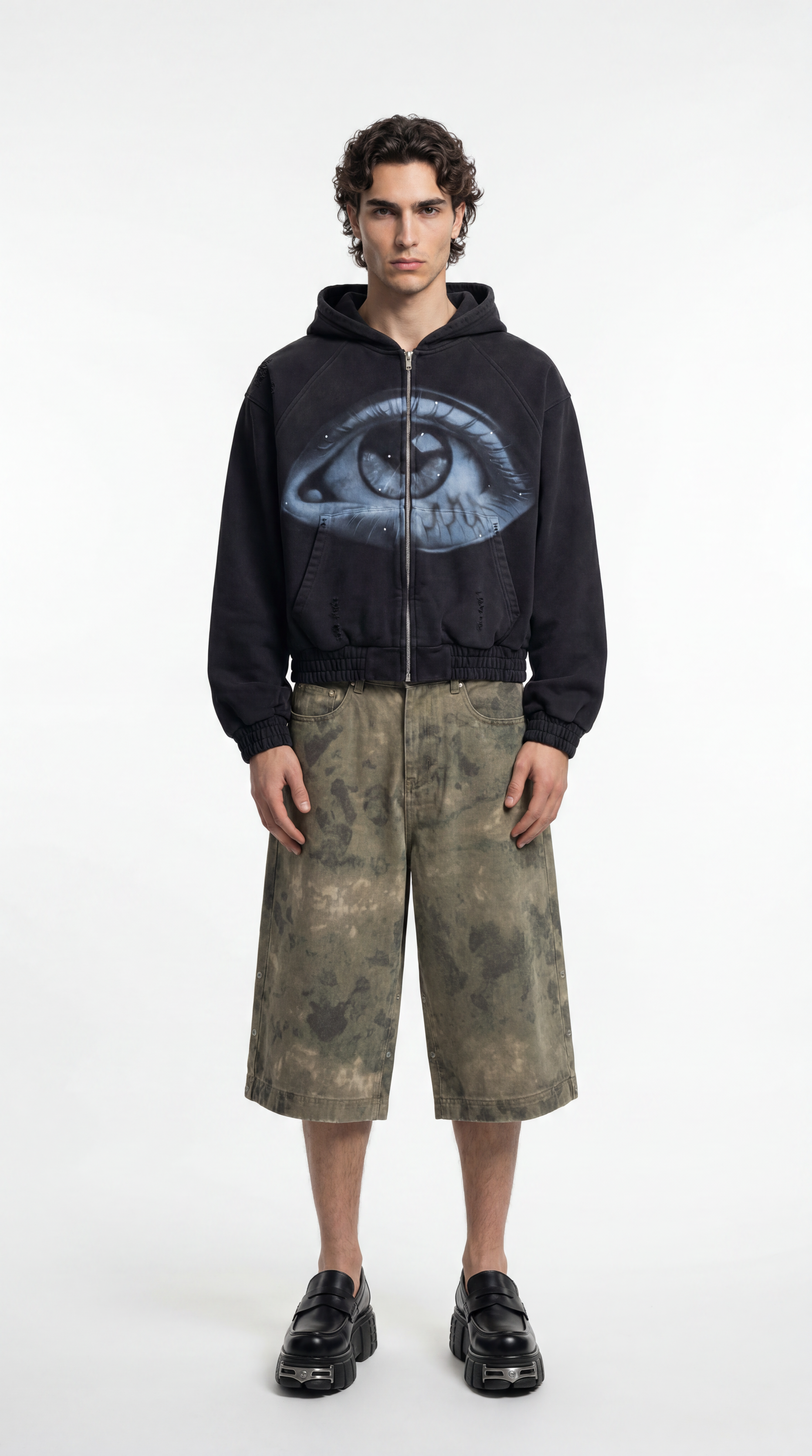 UNSEEN-Studios Hells Eye Zip Hoodie