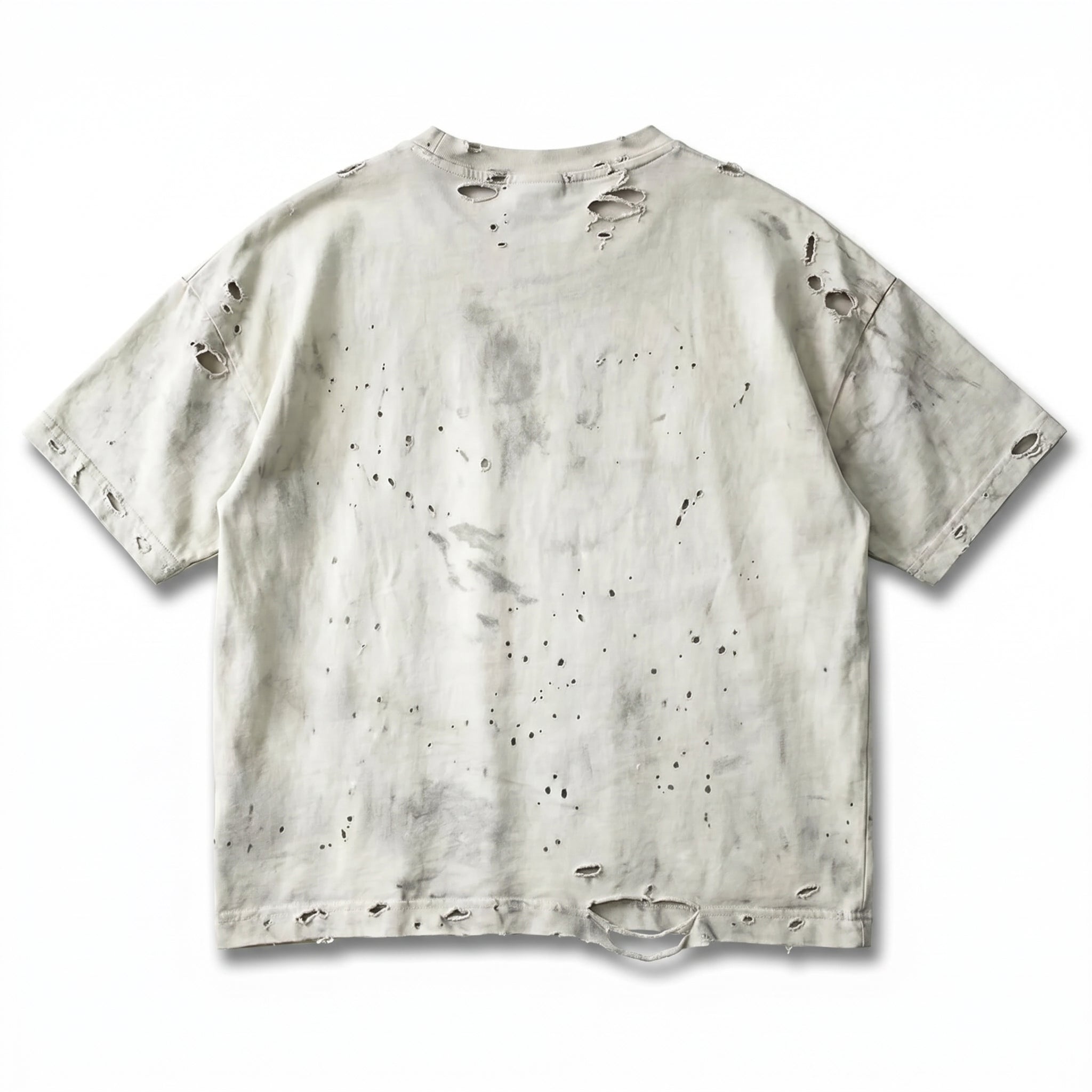 UNSEEN-Studios Vintage Distressed T-Shirt Weiß