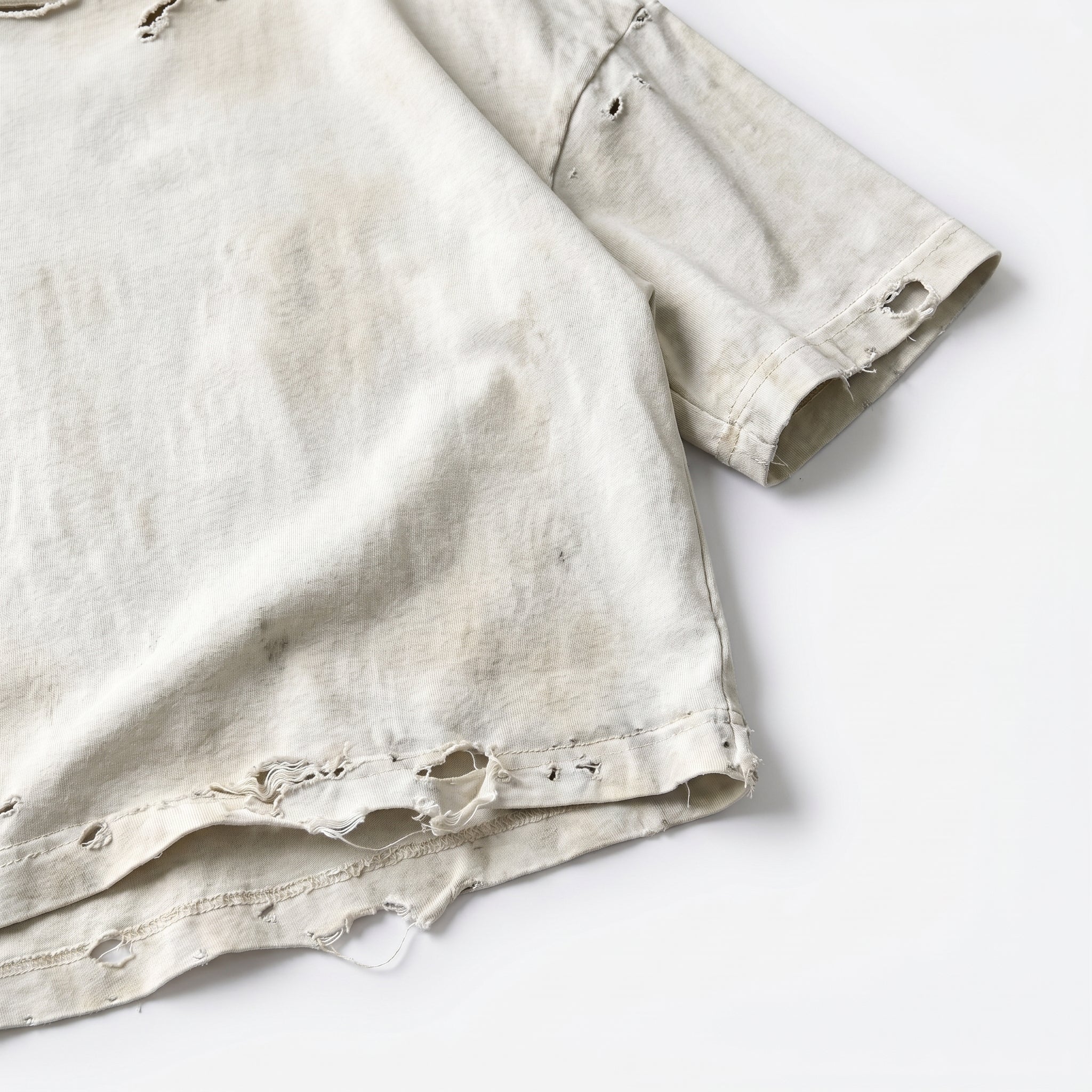 UNSEEN-Studios Vintage Distressed T-Shirt Weiß