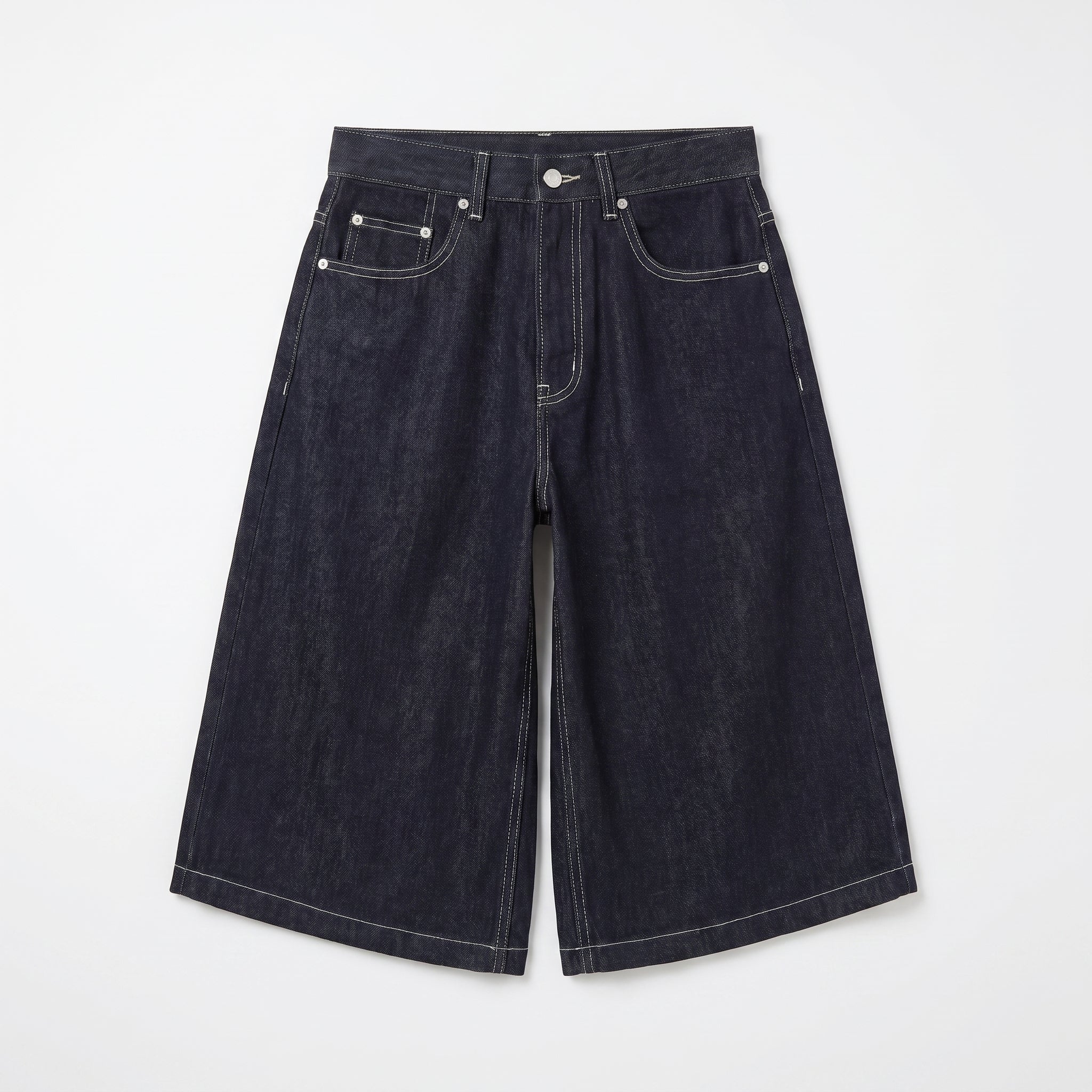 UNSEEN-Studios Weite Multipocket Jeansshorts