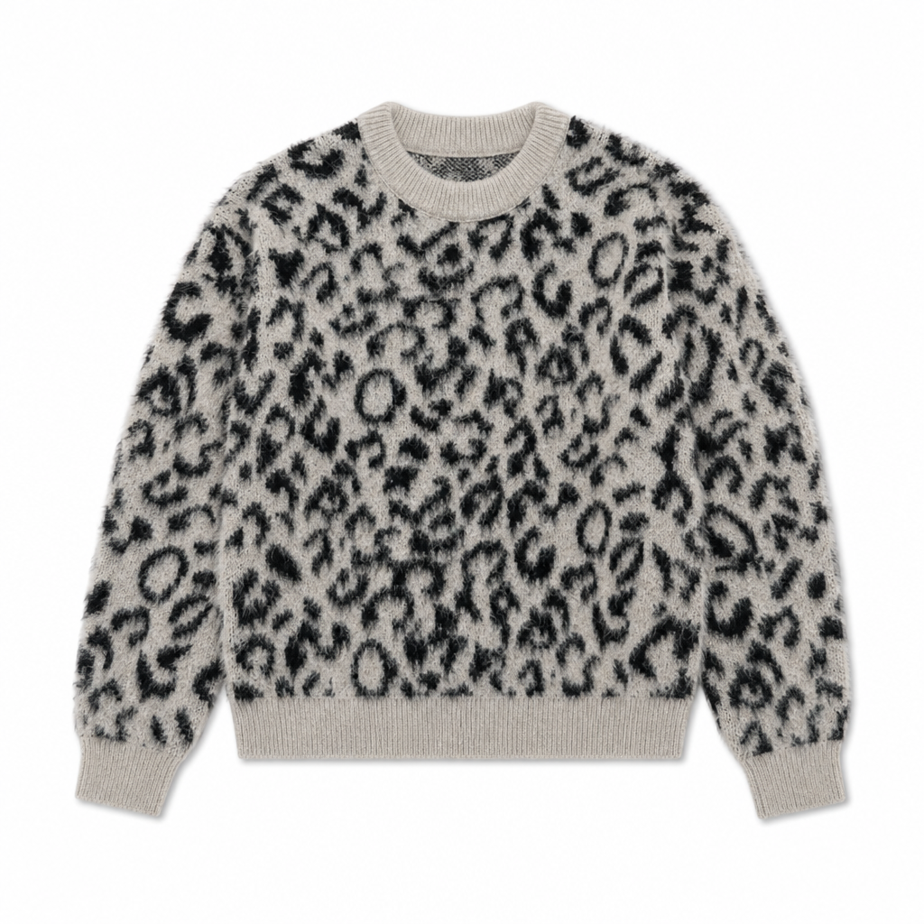 UNSEEN-Studios Leopard Knit Sweater