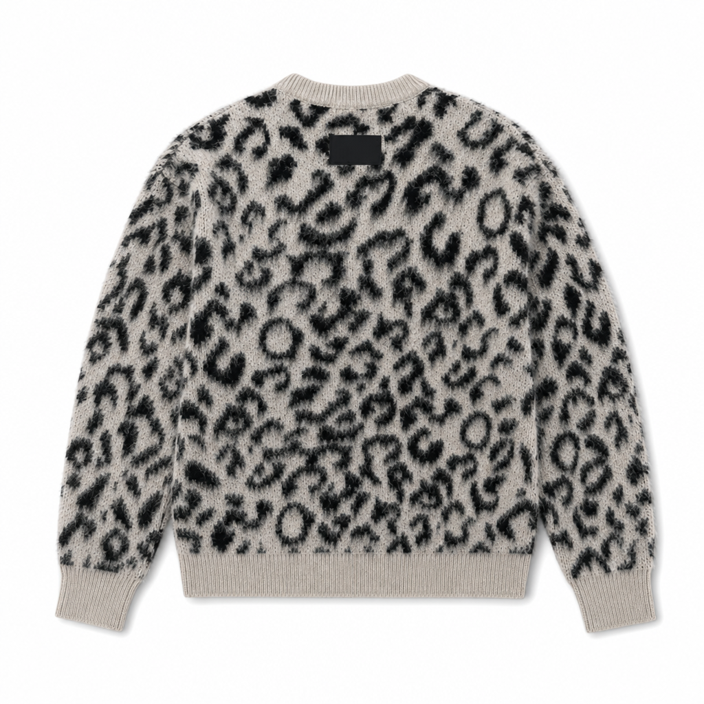UNSEEN-Studios Leopard Knit Sweater