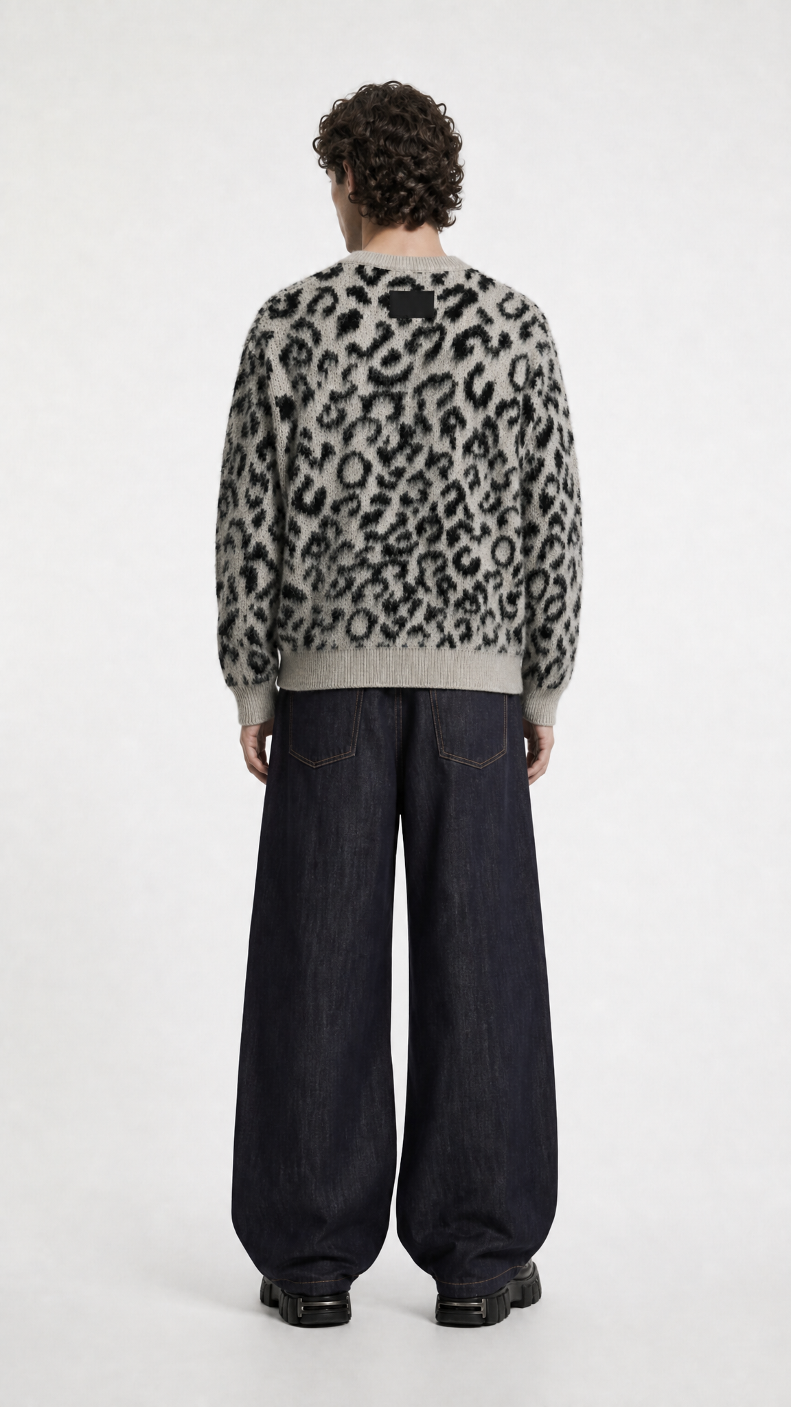 UNSEEN-Studios Leopard Knit Sweater