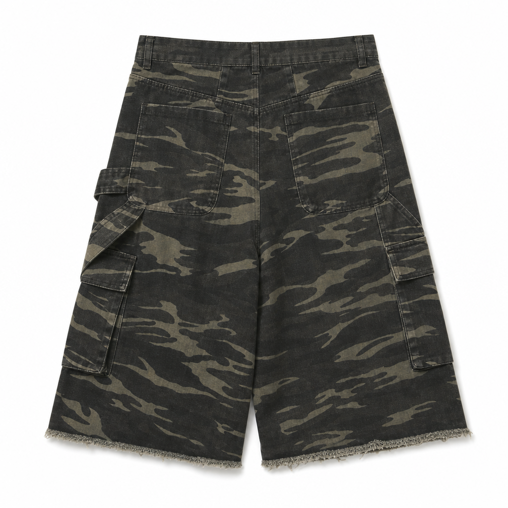 UNSEEN-Studios Rave Camo Jorts