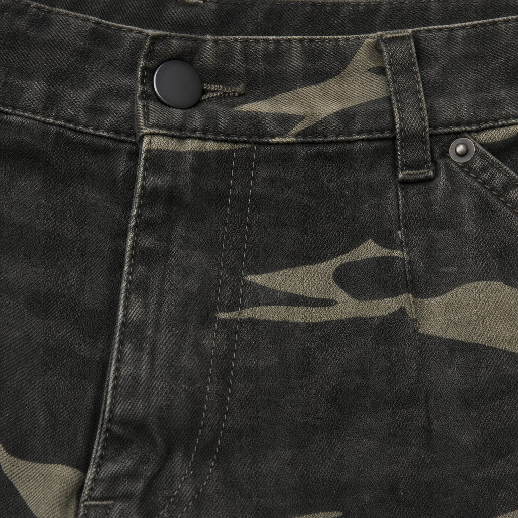 UNSEEN-Studios Rave Camo Jorts