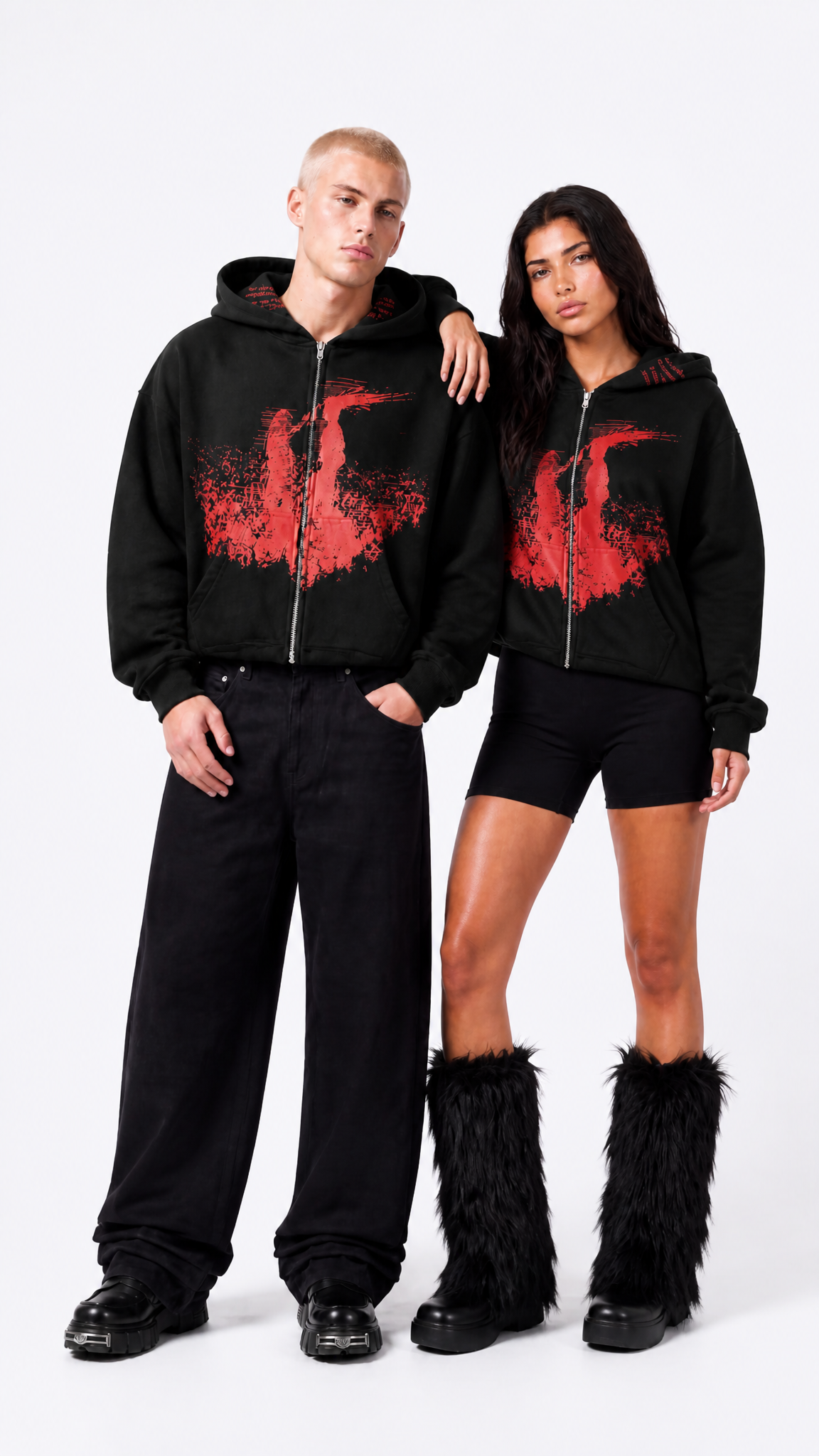 UNSEEN-Studios Headshot Zip Hoodie