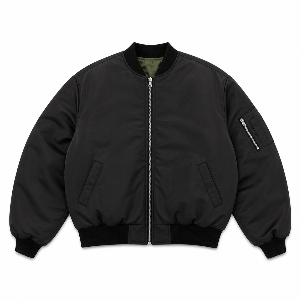 UNSEEN-Studios Field Camo Reversible Bomber Jacket
