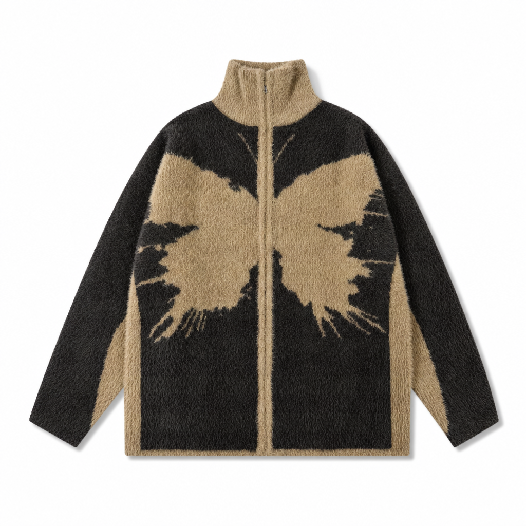 UNSEEN-Studios Butterfly Teddy Fleece Jacket