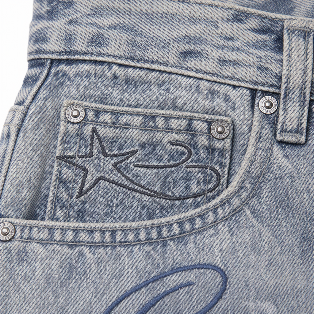 UNSEEN-Studios Graffiti Fade Jeans