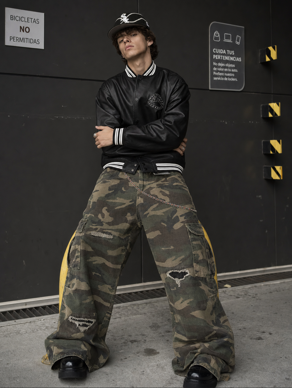 UNSEEN-Studios Phantom Camo Cargo Jeans