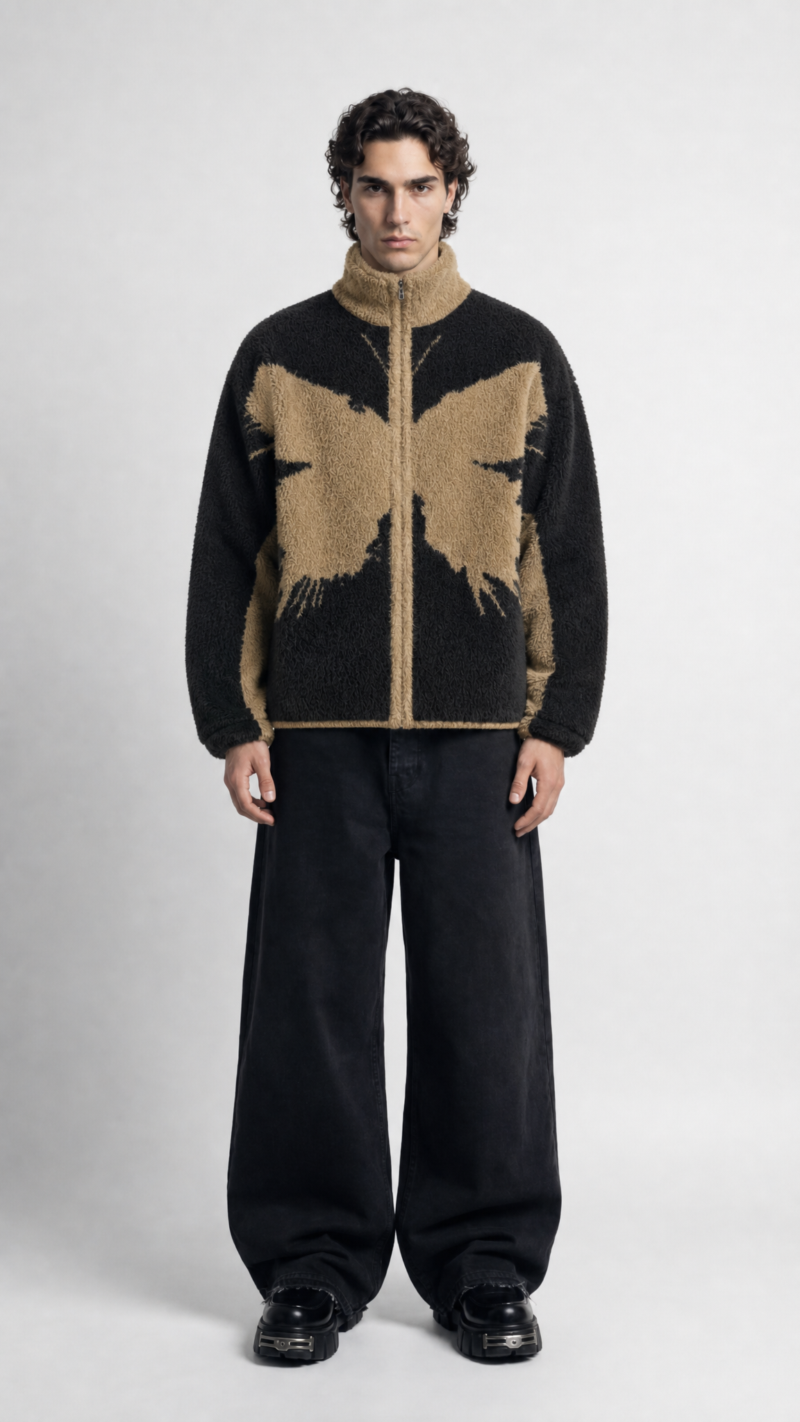 UNSEEN-Studios Butterfly Teddy Fleece Jacket