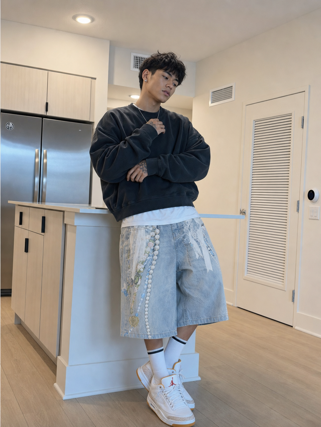 UNSEEN-Studios Relic Pearl Jorts