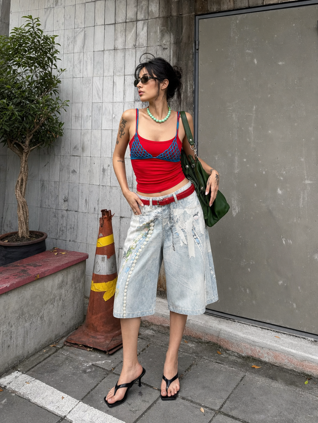 UNSEEN-Studios Relic Pearl Jorts