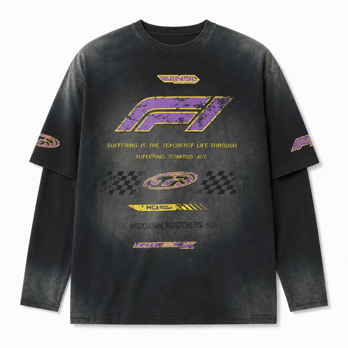 UNSEEN-Studios Racer Layered Longsleeve