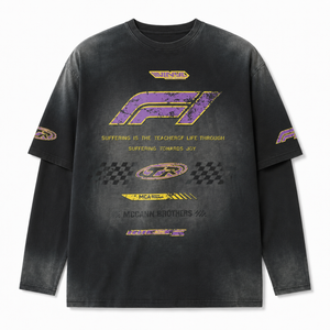 UNSEEN-Studios Racer Layered Longsleeve