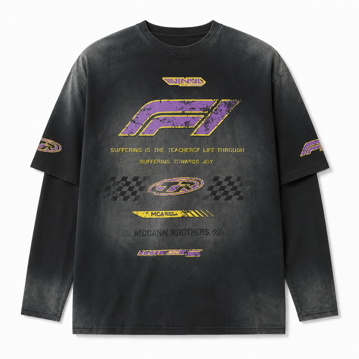 UNSEEN-Studios Racer Layered Longsleeve