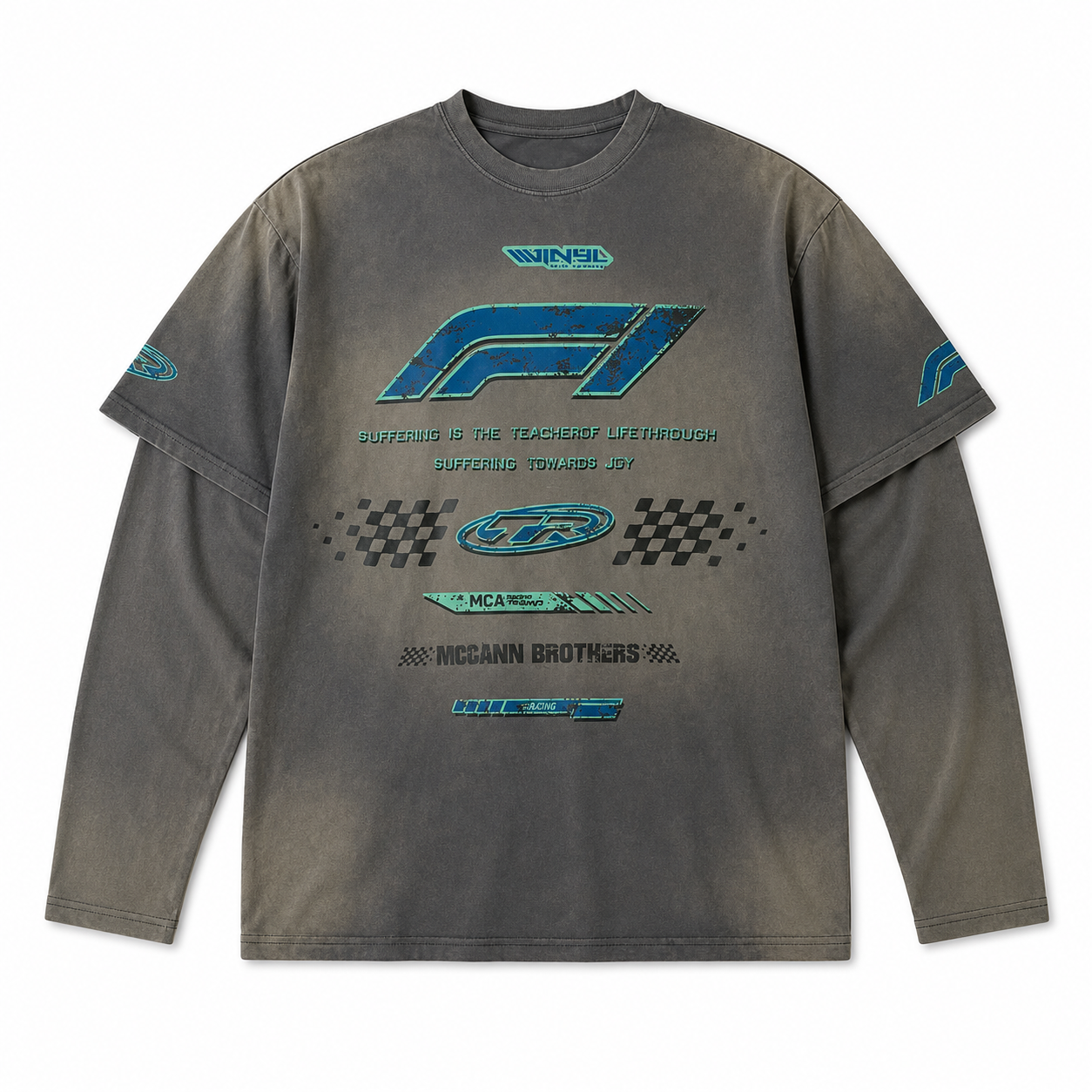 UNSEEN-Studios Racer Layered Longsleeve