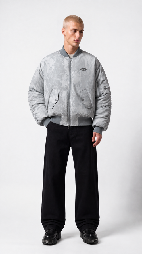 UNSEEN-Studios Ash Padded Bomber Jacket