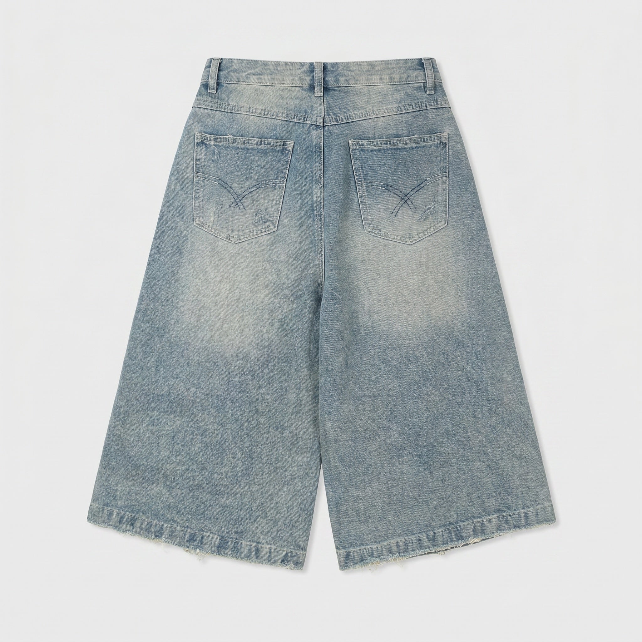 UNSEEN-Studios Weite 3/4 Distressed Chaos Jorts