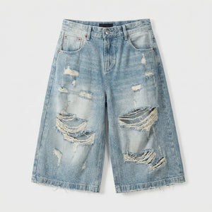 UNSEEN-Studios Weite 3/4 Distressed Chaos Jorts