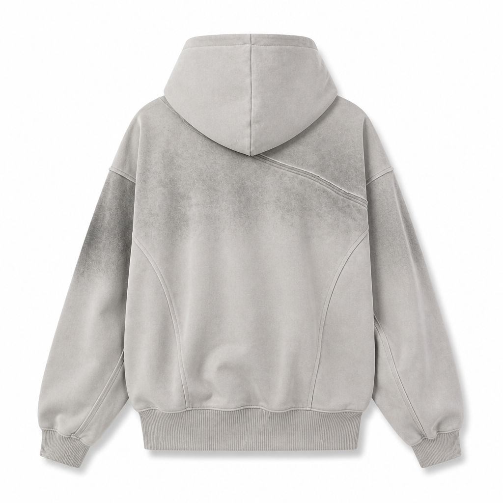 UNSEEN-Studios Raw Panel Zip Hoodie
