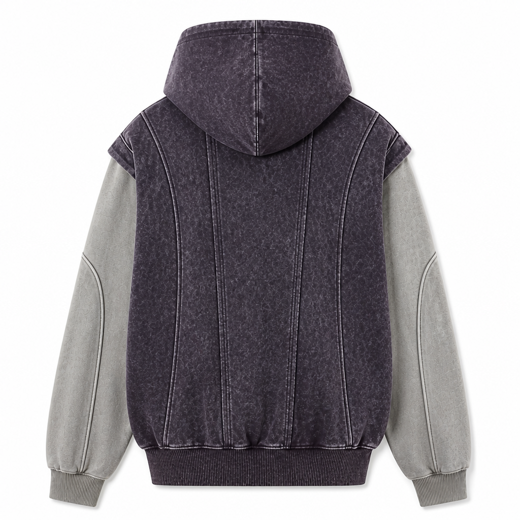 UNSEEN-Studios Dawn Layered Zip Hoodie
