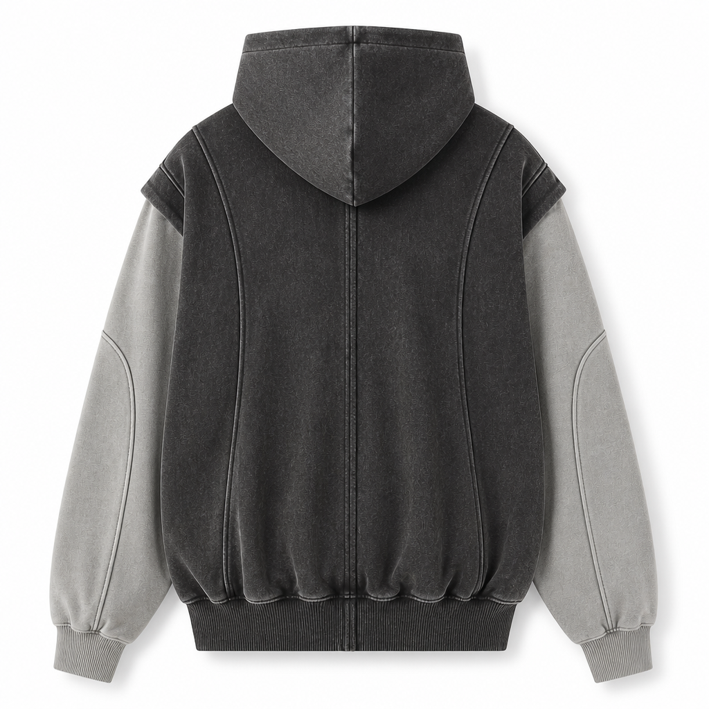 UNSEEN-Studios Dawn Layered Zip Hoodie