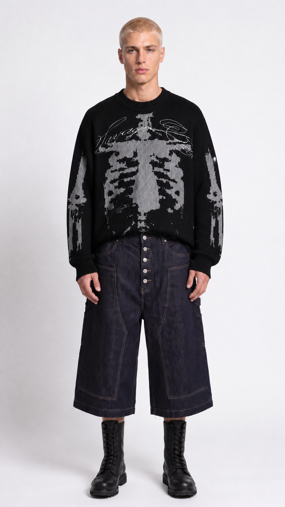 UNSEEN-Studios Skeleton Archive Knit Sweater