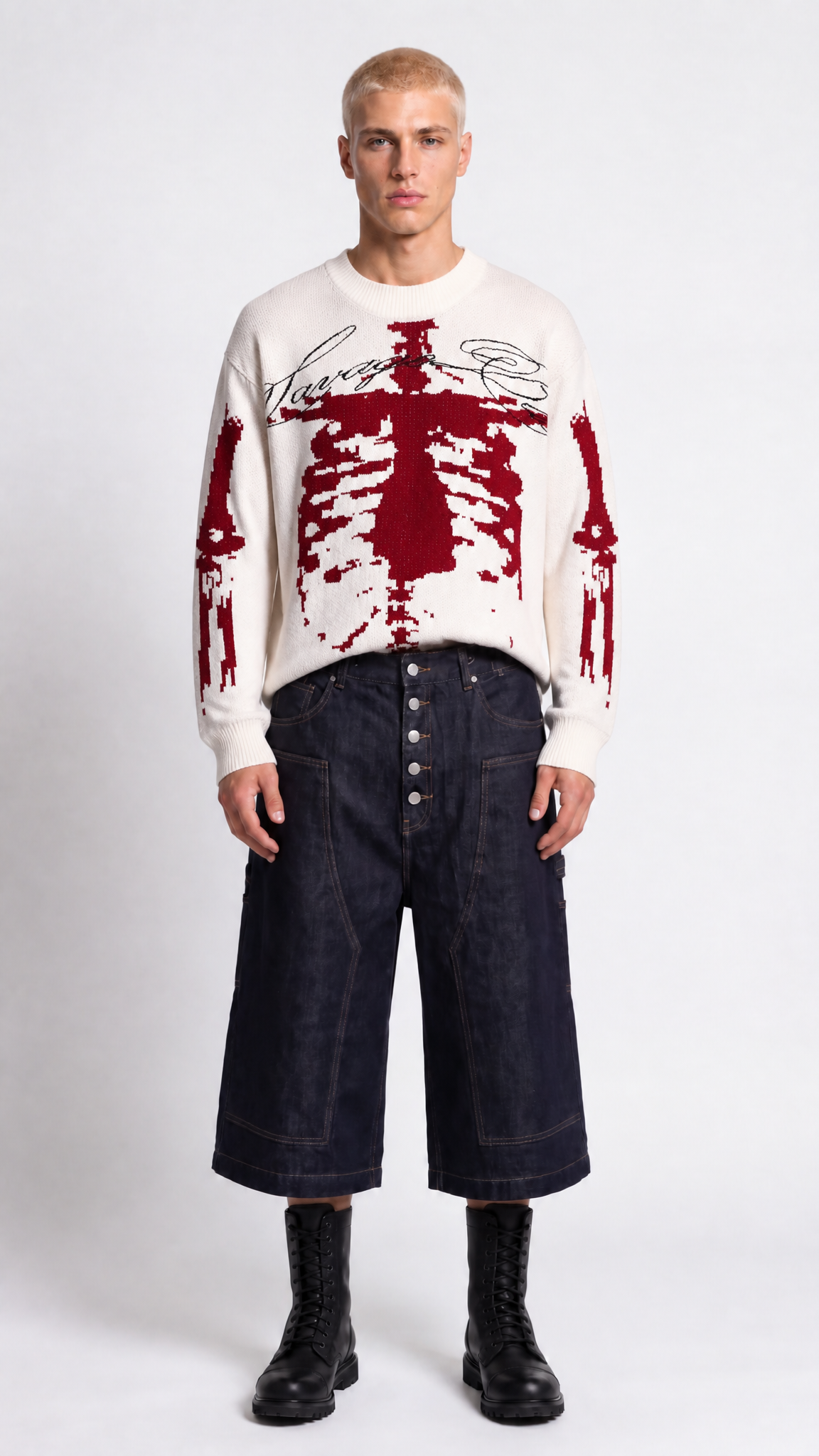 UNSEEN-Studios Skeleton Archive Knit Sweater