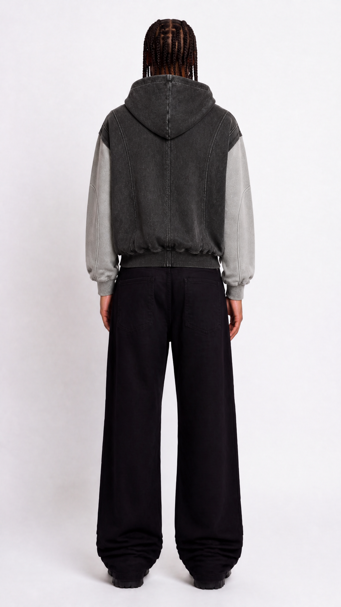 UNSEEN-Studios Dawn Layered Zip Hoodie