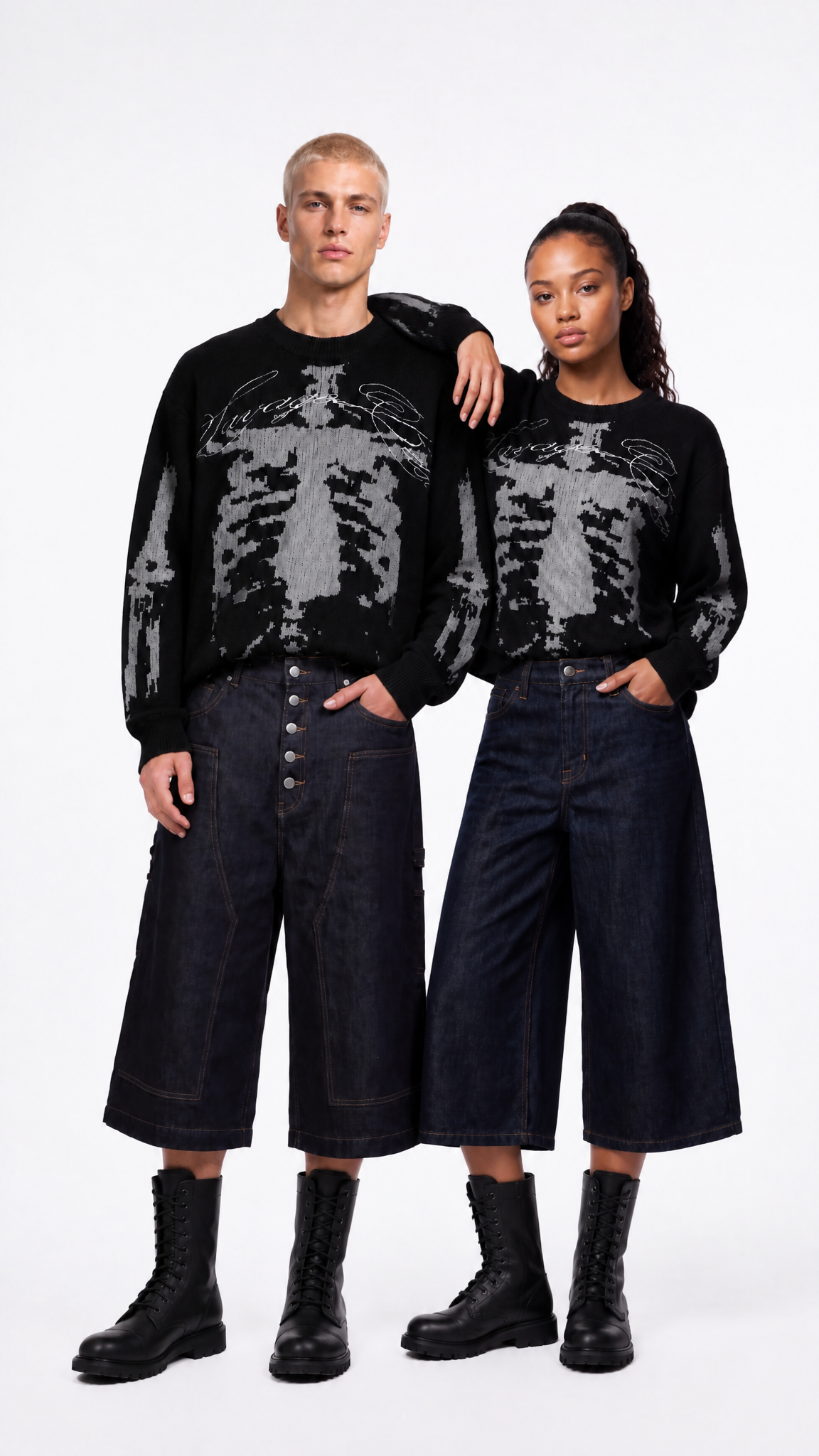UNSEEN-Studios Skeleton Archive Knit Sweater