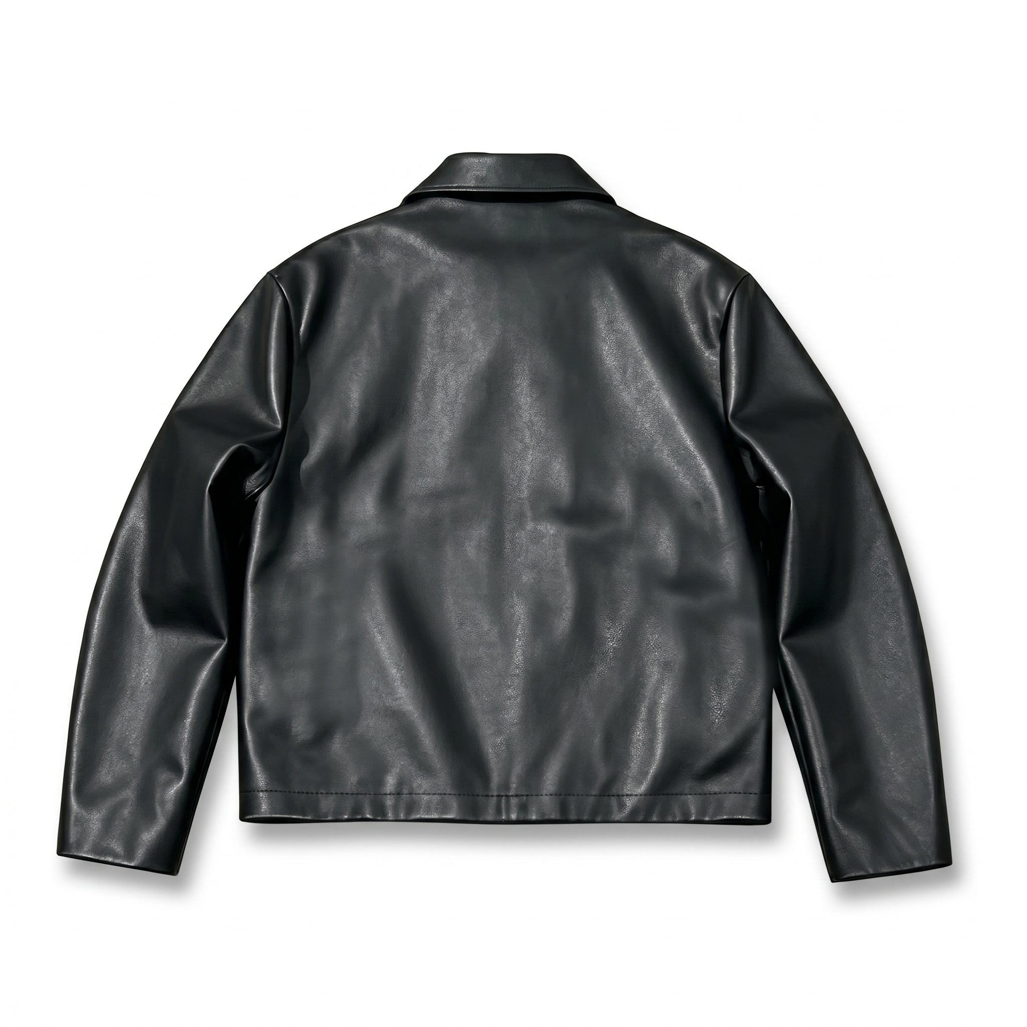 UNSEEN-Studios Vegan Leather Jacket Midnight Black