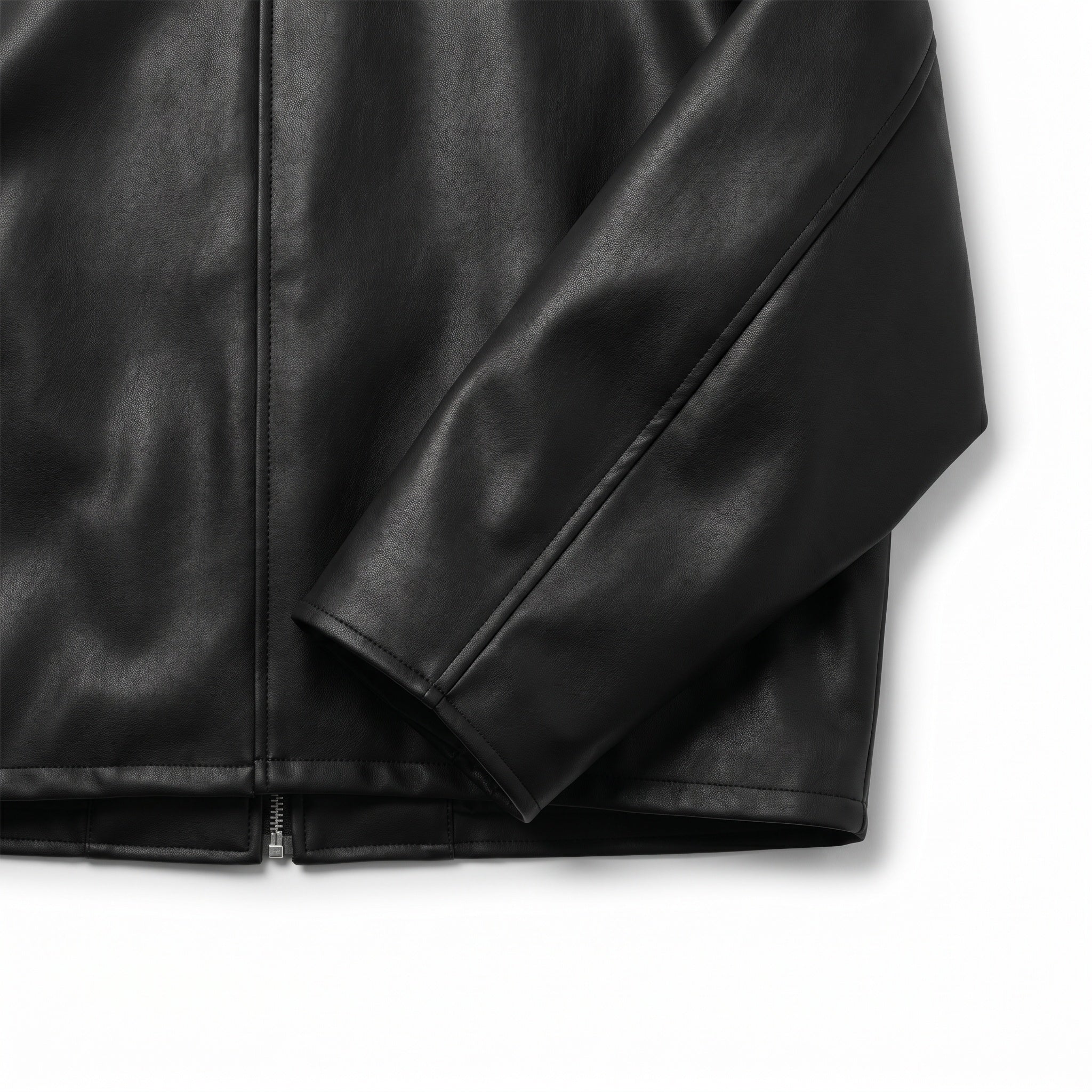 UNSEEN-Studios Vegan Leather Jacket Midnight Black