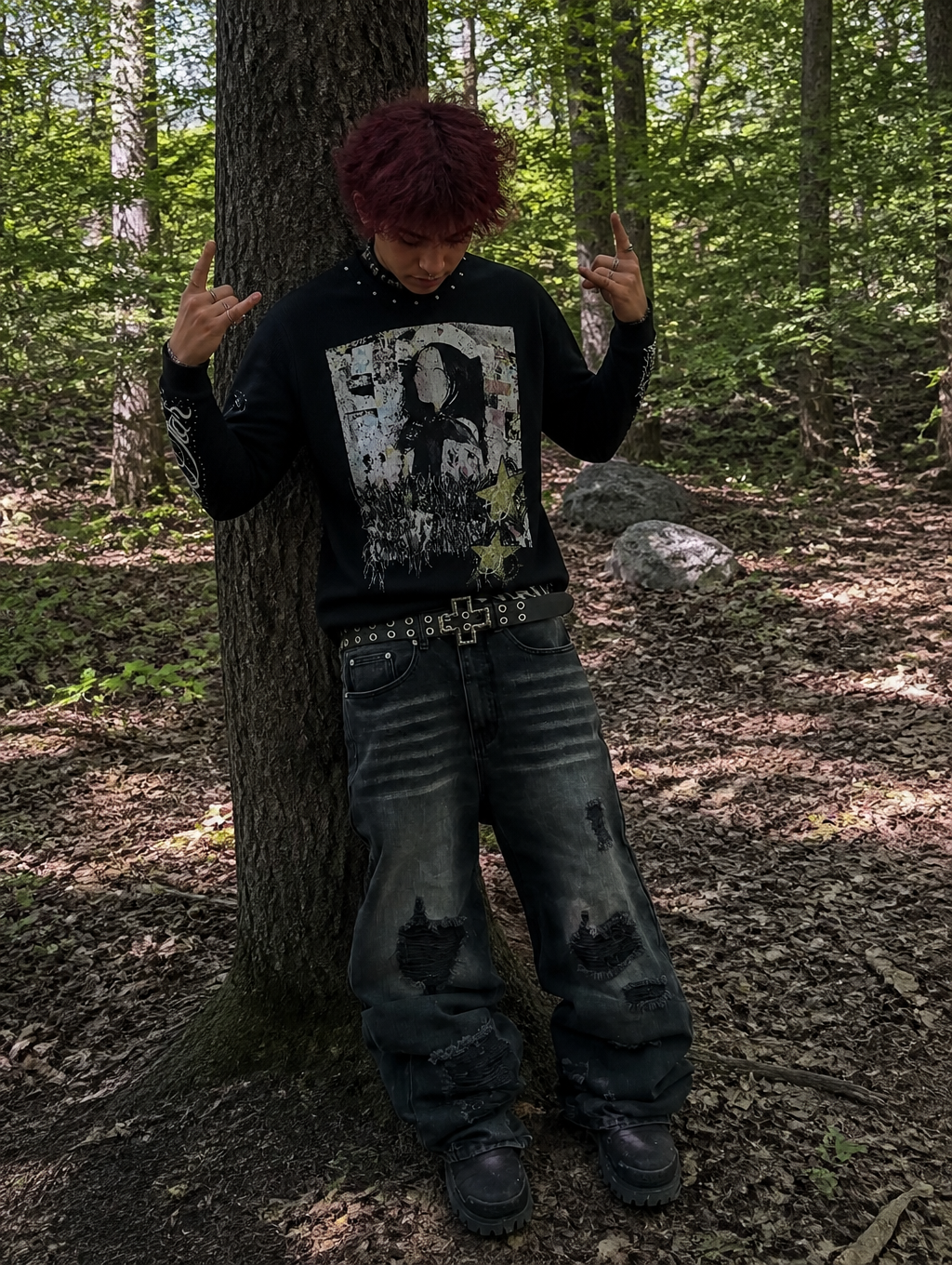 UNSEEN-Studios Opium Waffle Longsleeve