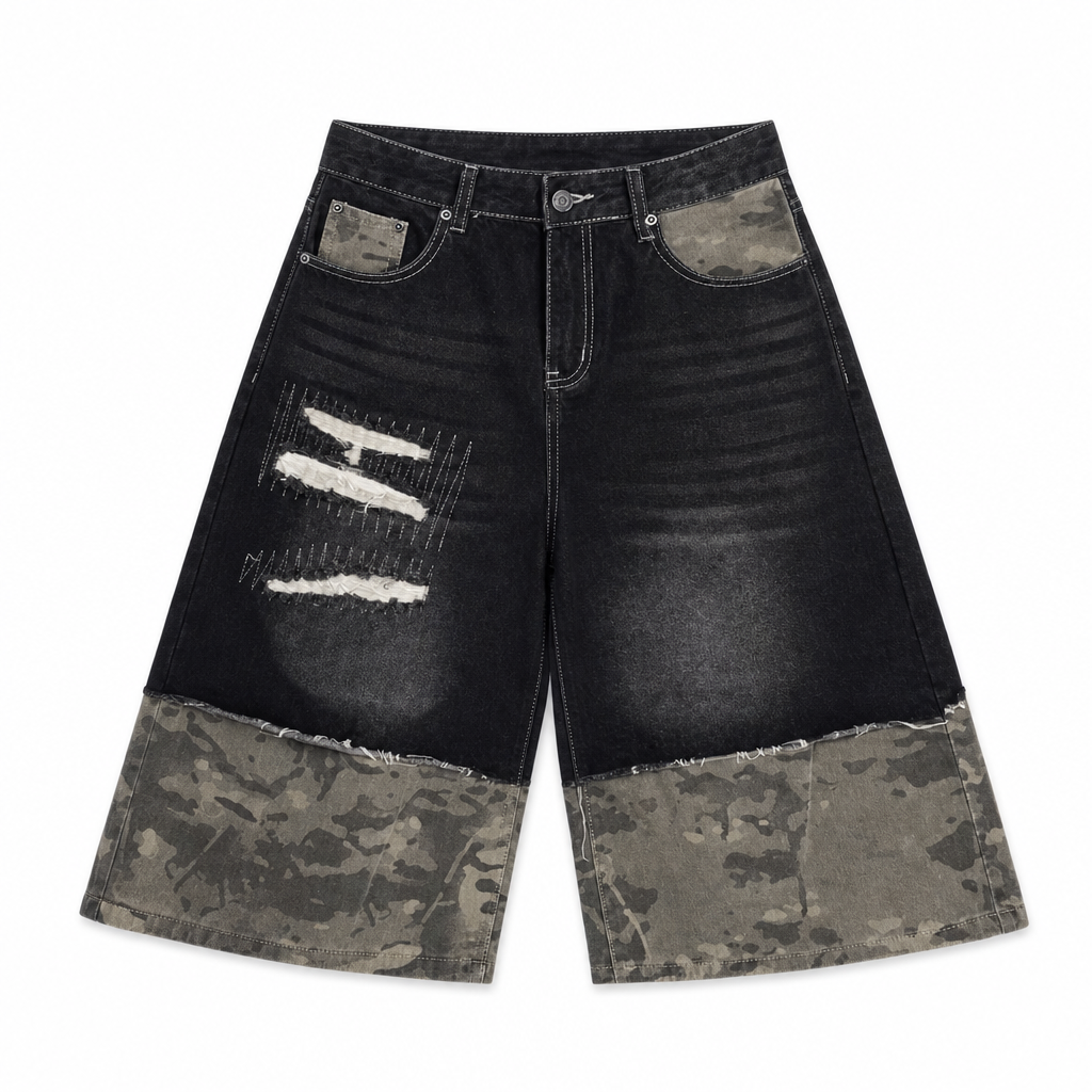 UNSEEN-Studios Camo Patch Jorts