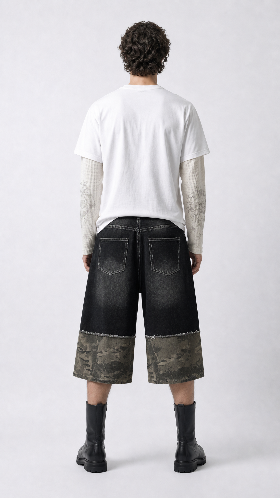 UNSEEN-Studios Camo Patch Jorts